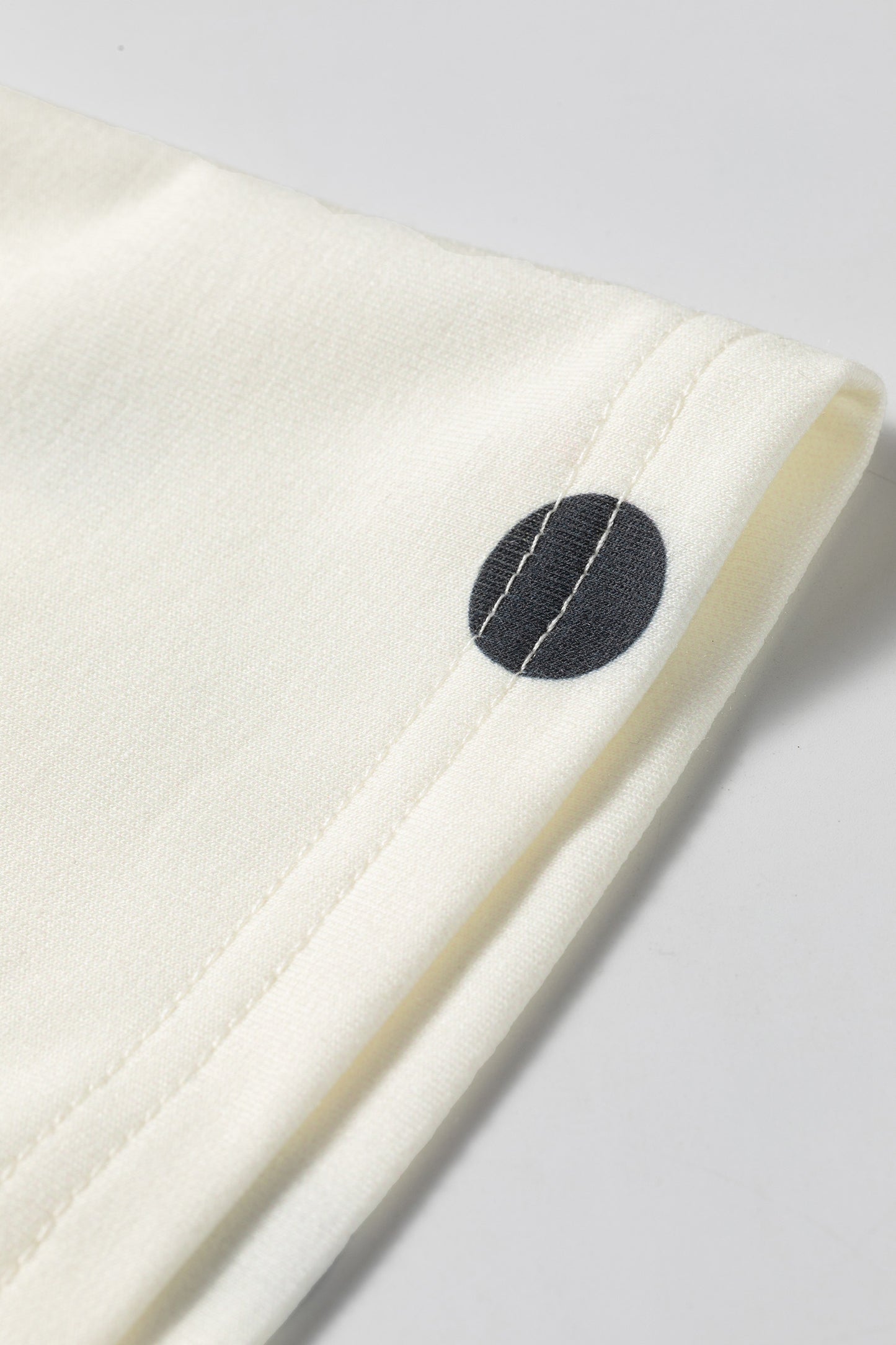 Yellow Polka Dot Print Crossed Seam Detail Oversize Tee